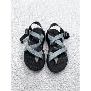 Womens Chaco Gray Strappy Open Toe Adjustable Strap Outdoor Sandals Size 7